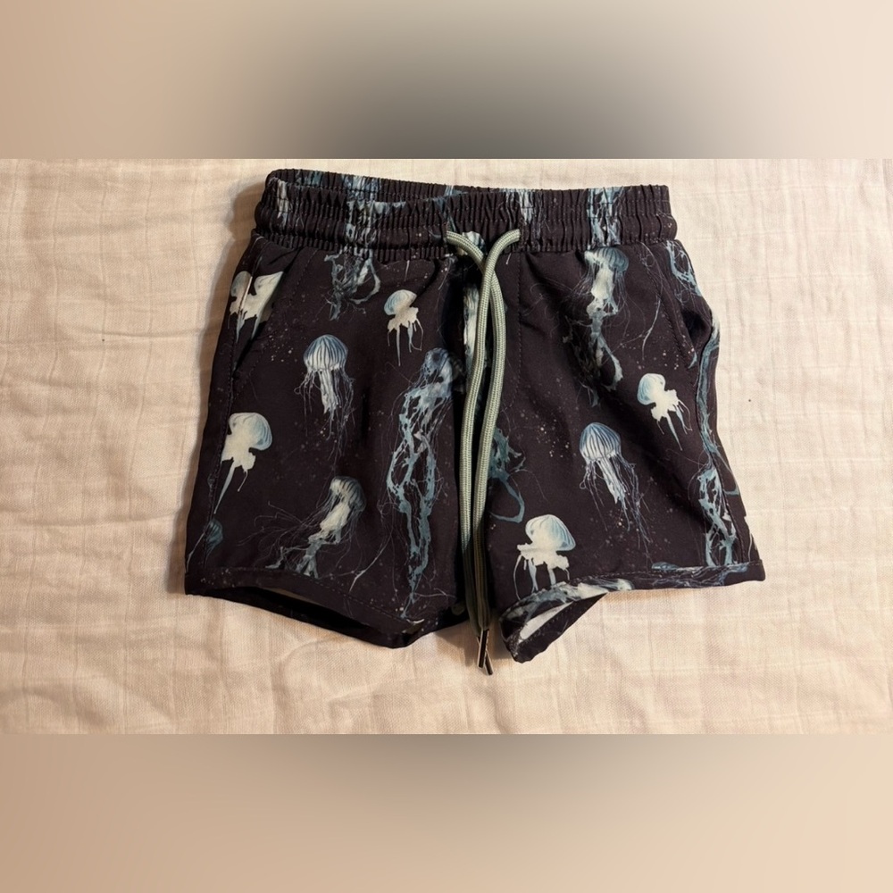 Current Tyed Baby boy Jellyfish Print Swim Shorts NWOT